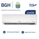 Aire Acondicionado bgh on-off 3200 watts 2800 frigorias