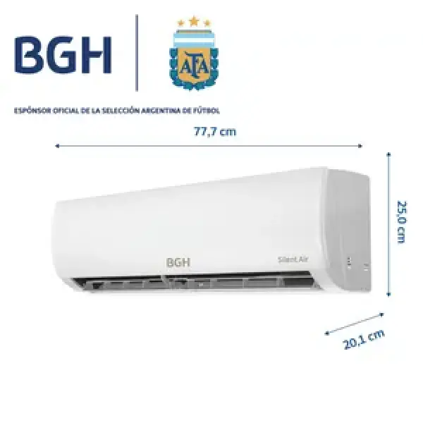 Aire Acondicionado bgh on-off 3200 watts 2800 frigorias